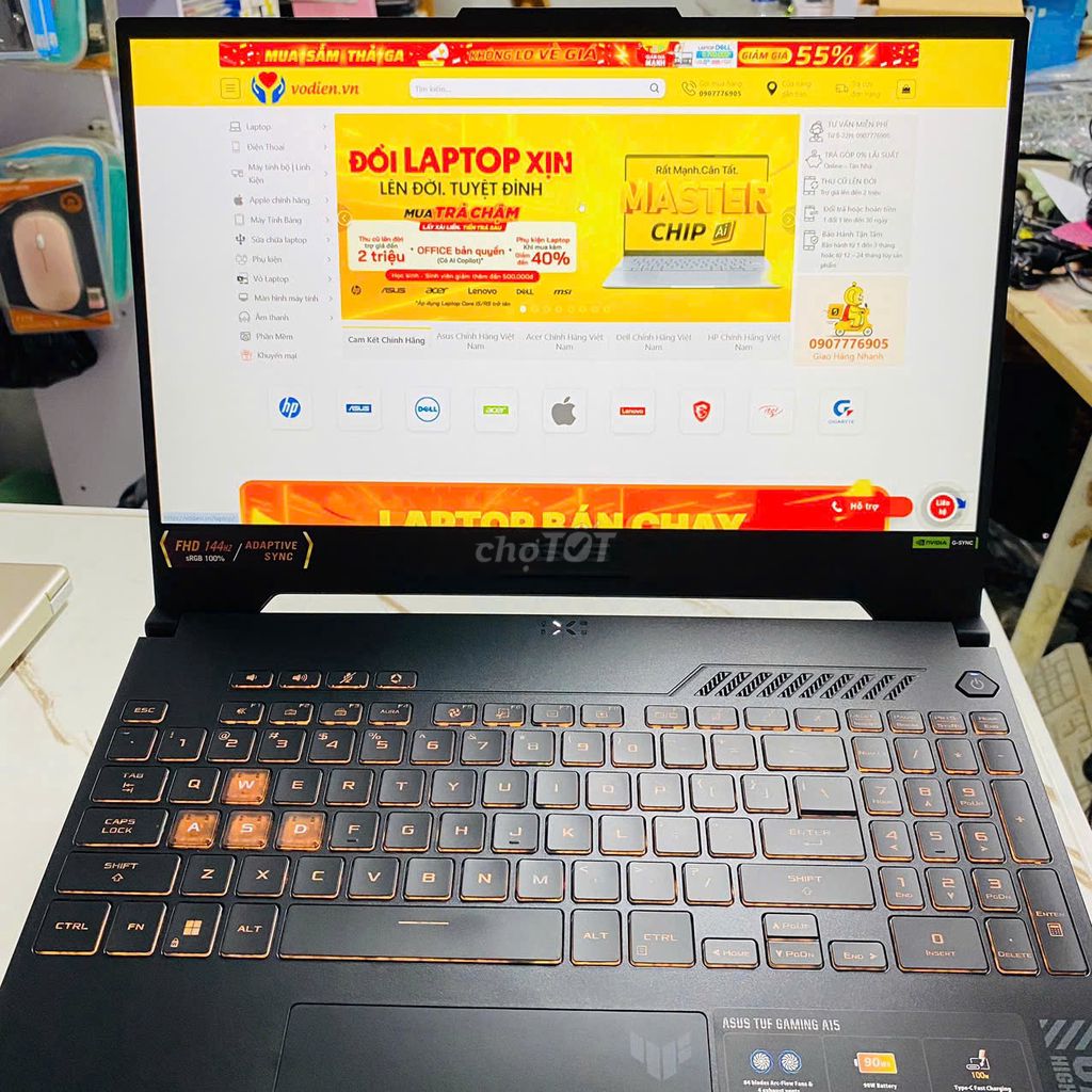 Asus TUF Gaming FA507NVR R7-7435HS 16/512 RTX4060. Mua bán Laptop tại Quận Ninh Kiều Cần Thơ được đăng bởi Võ Diện hình 1