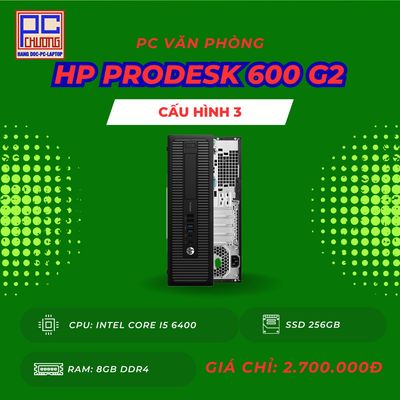 Bộ máy tính hp600g2 main h110 i5 6500 ram8 ssd240