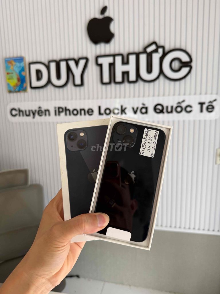 Apple iPhone 13 Lock 128GB Đen Mỹ sạc 1-3 lần Keng. Mua bán Điện thoại tại Quận Ninh Kiều Cần Thơ được đăng bởi Duy Thức chuyên iphone Lock Cần Thơ hình 1