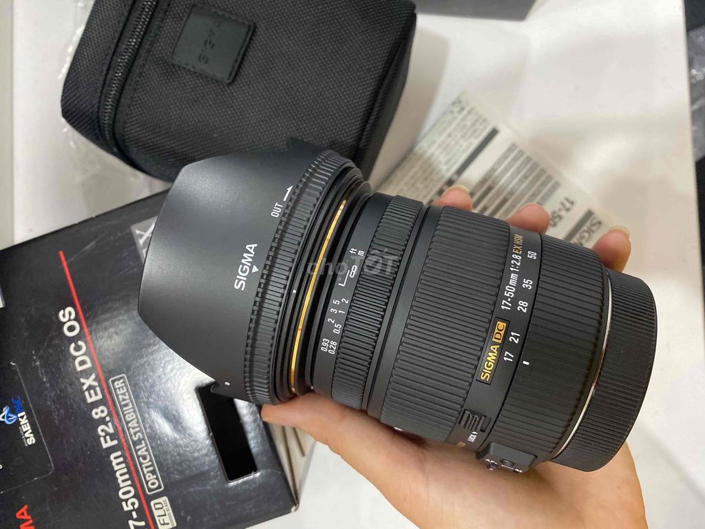 Ống kính Sigma 17-50mm f/2.8 EX DC OS Canon Mới. Mua bán Máy ảnh, Máy quay tại Quận Hà Đông Hà Nội được đăng bởi Chinh hình 1