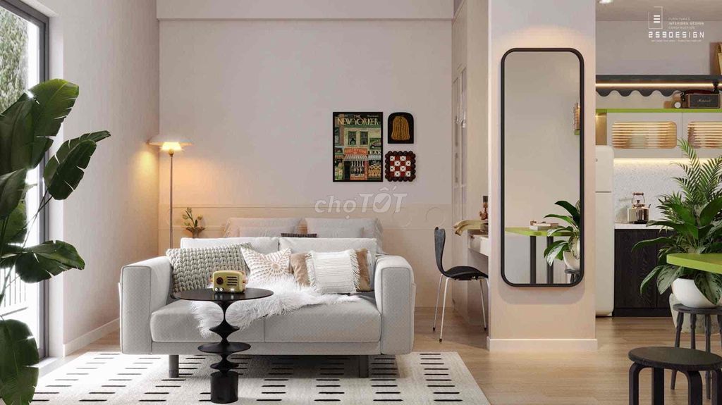 🪷Rustic Design Apartment - Siêu phẩm căn hộ hiện đại gần Mai Chí Thọ💯