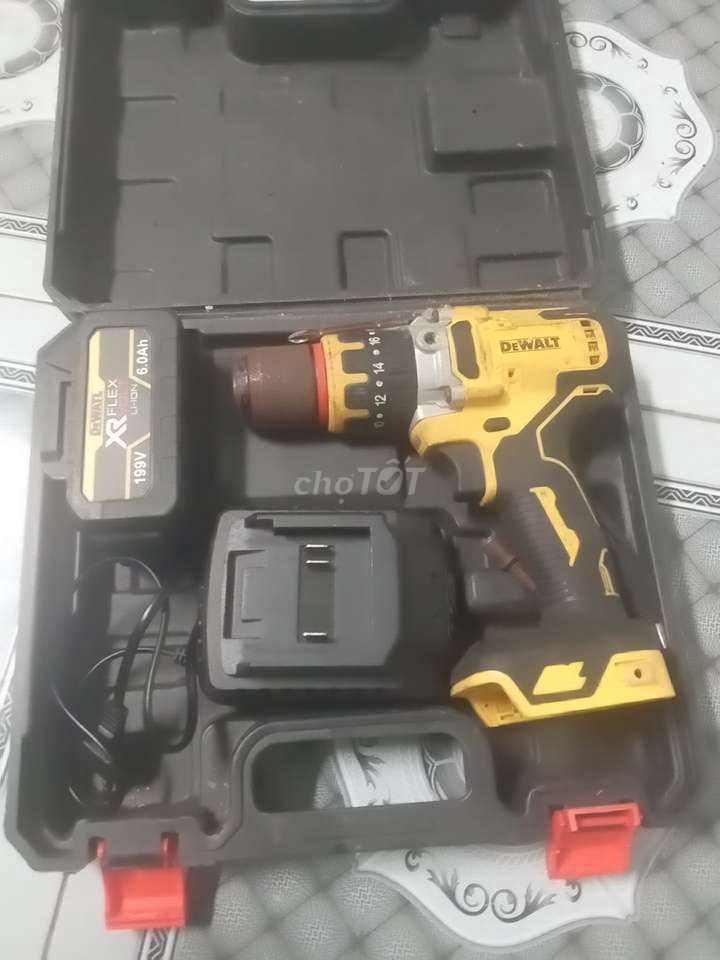 Khoan pin Dewalt 199V Vàng đen. Mua bán Đồ chuyên dụng, Giống nuôi trồng tại Thị xã An Nhơn Bình Định được đăng bởi Duong Nguyen Khanh hình 1