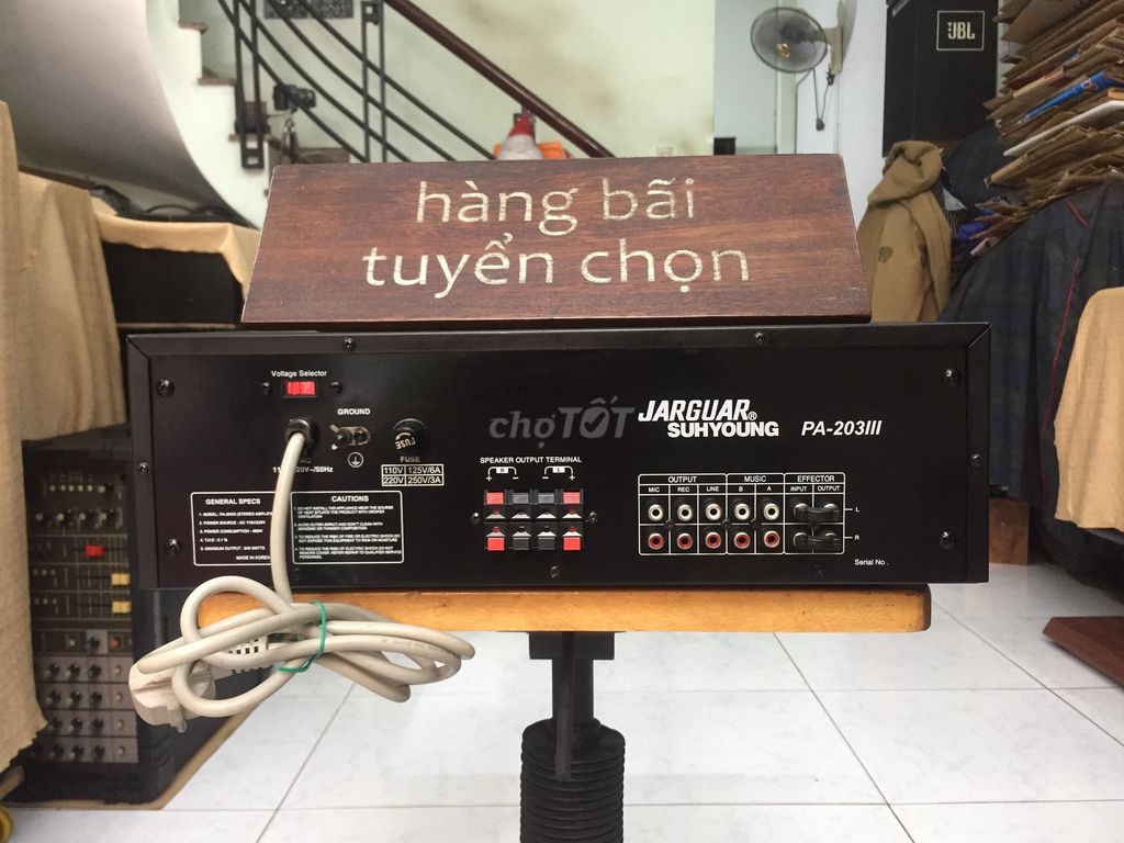 Amply Karaoke JARGUAR PA-203III Hàn Quốc 480w