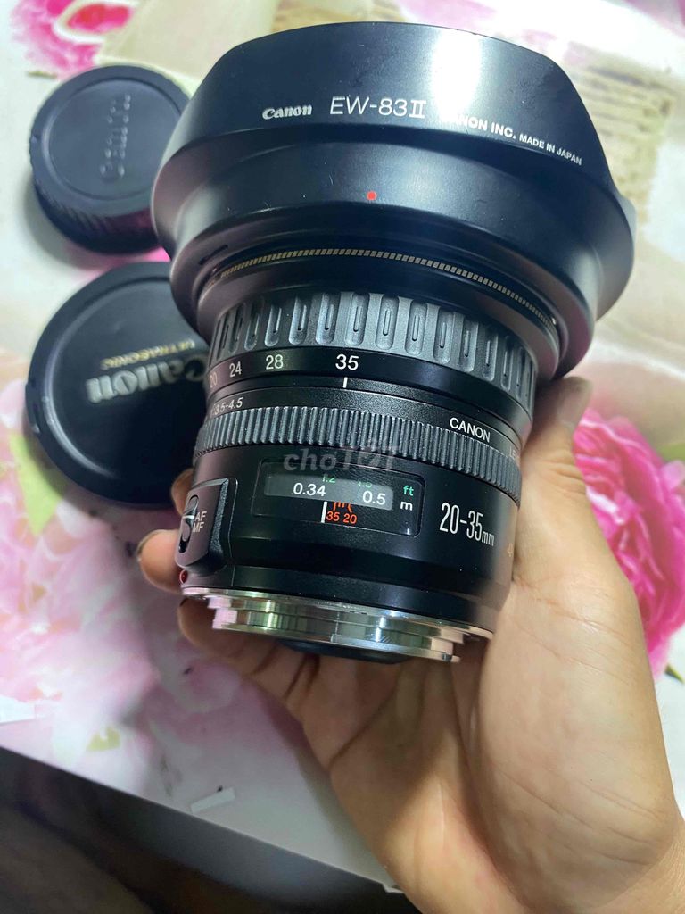 Lens Canon EF 20-35mm f3.5-4.5 USM đẹp như mới ful. Mua bán Máy ảnh, Máy quay tại Quận 7 Tp Hồ Chí Minh được đăng bởi minh tuấn hình 1