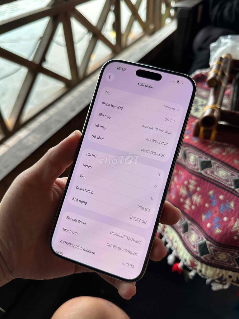 16 ProMax 256 Trắng VN bh 1/2026. Mua bán Điện thoại tại Quận Ba Đình Hà Nội được đăng bởi Tuan Kien hình 2