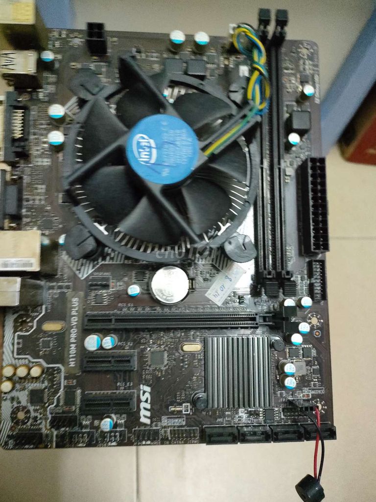 Combo H110 I3 6100 và fan.