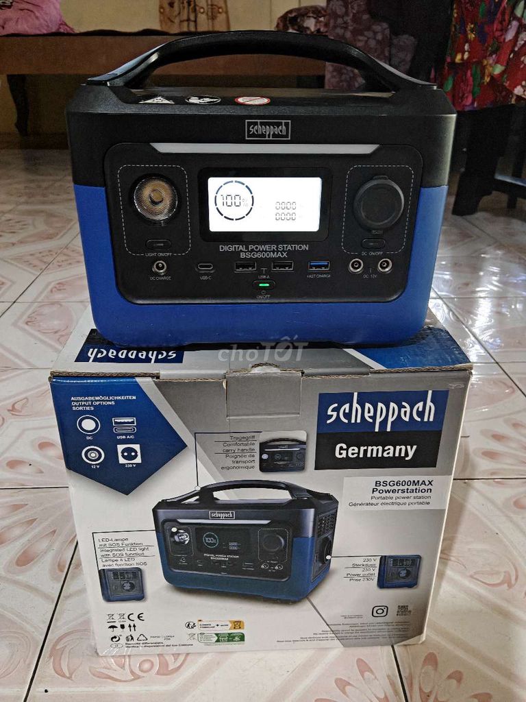 Trạm sạc Scheppach BSG600MAX. Mua bán Phụ kiện (Màn hình, Chuột...) tại Thị xã Cai Lậy Tiền Giang được đăng bởi phạm kha hình 1