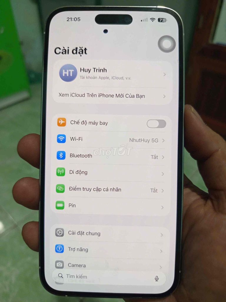 iPhone 14 Pro Max 128GB Trắng Mỹ. Mua bán Điện thoại tại Huyện Châu Thành Bến Tre được đăng bởi Huy hình 1