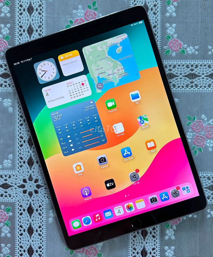 Apple iPad Pro 10.5 64GB Xám 98%. Mua bán Máy tính bảng tại Quận 4 Tp Hồ Chí Minh được đăng bởi Hội Đồ Điện Tử hình 1