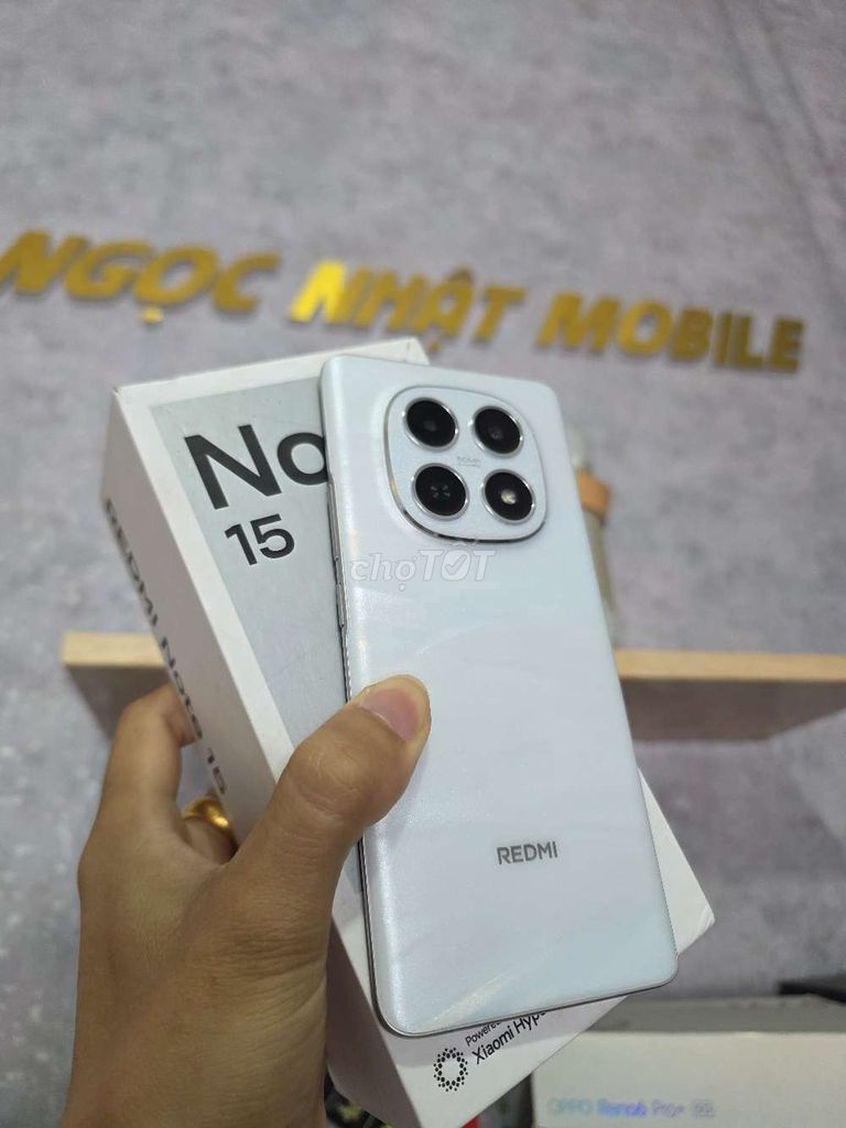 Redmi Note 15 5G (12/256) Fullbox Mượt. Mua bán Điện thoại tại Thành phố Buôn Ma Thuột Đắk Lắk được đăng bởi Nguyễn Ngọc Nhật hình 1
