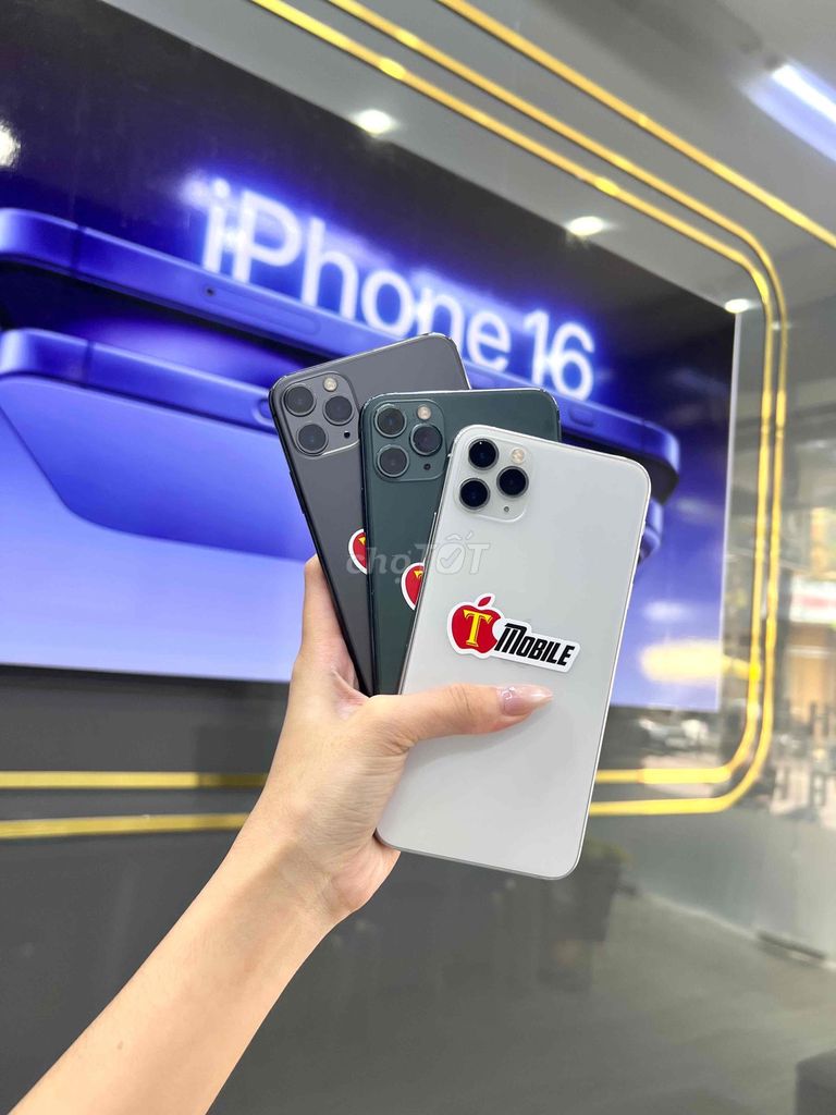 Apple iPhone 11 Pro Max Đen, Xanh, trắng. Mua bán Điện thoại tại Thành phố Qui Nhơn Bình Định được đăng bởi TMOBILE QUY NHƠN TRẢ GÓP BAO ĐẬU SINH VIÊN hình 1