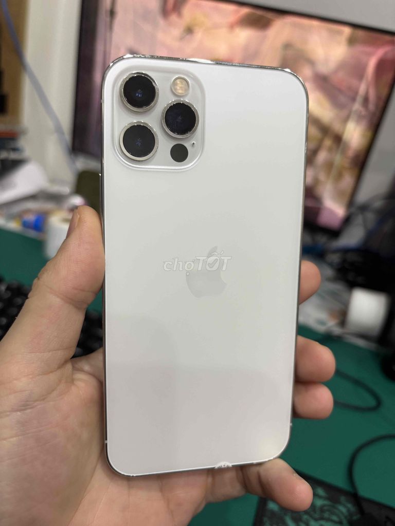 Apple iPhone 12 Pro 128GB Trắng Đã sử dụng. Mua bán Điện thoại tại Quận Bắc Từ Liêm Hà Nội được đăng bởi Bính táo hình 1