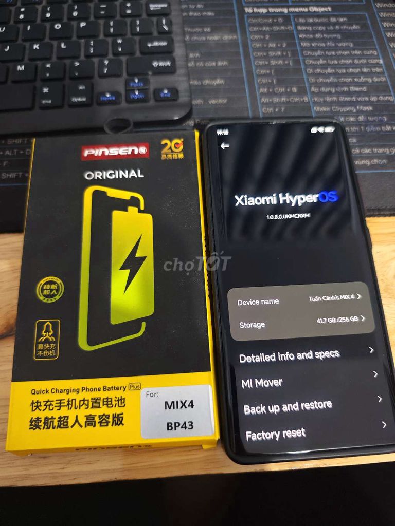 Xiaomi Mi Mix 4 256GB Đen zin áp suất. Mua bán Điện thoại tại Quận 12 Tp Hồ Chí Minh được đăng bởi Lê hình 1