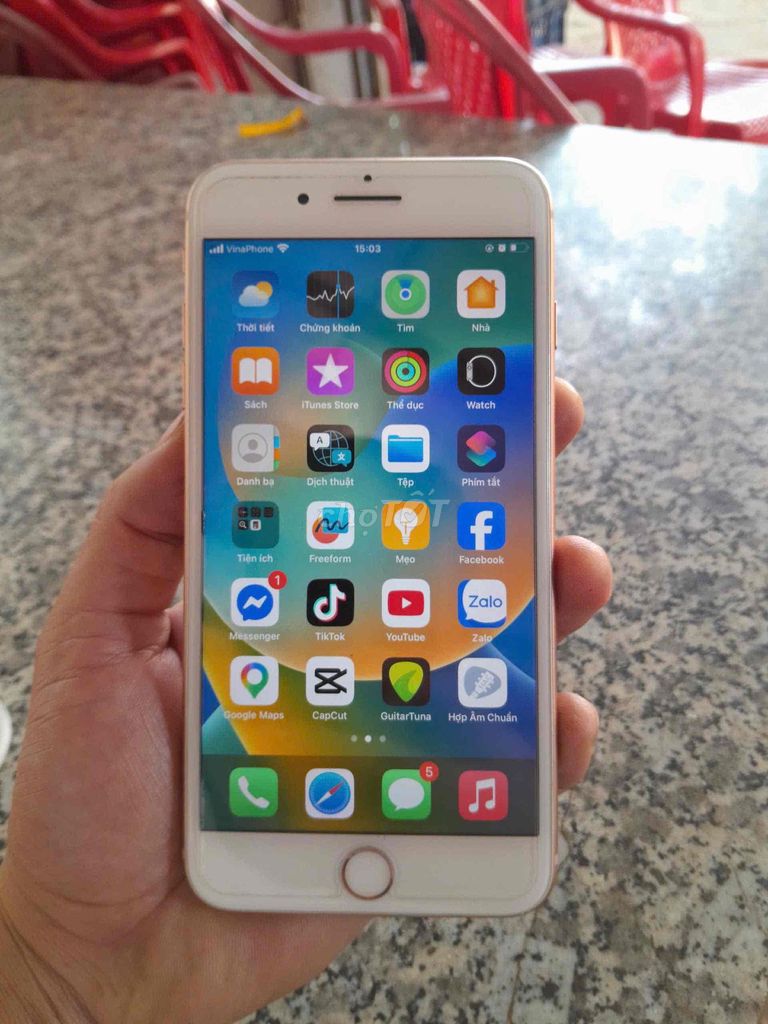 Apple iPhone 8 Plus gold zin chất. Mua bán Điện thoại tại Thành phố Đồng Xoài Bình Phước được đăng bởi Khang  hình 1