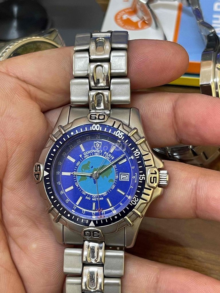 Đồng hồ P Guionnet Paris Nam Bạc. Mua bán Đồng hồ tại Thành phố Tuy Hòa Phú Yên được đăng bởi A Tăng hình 1