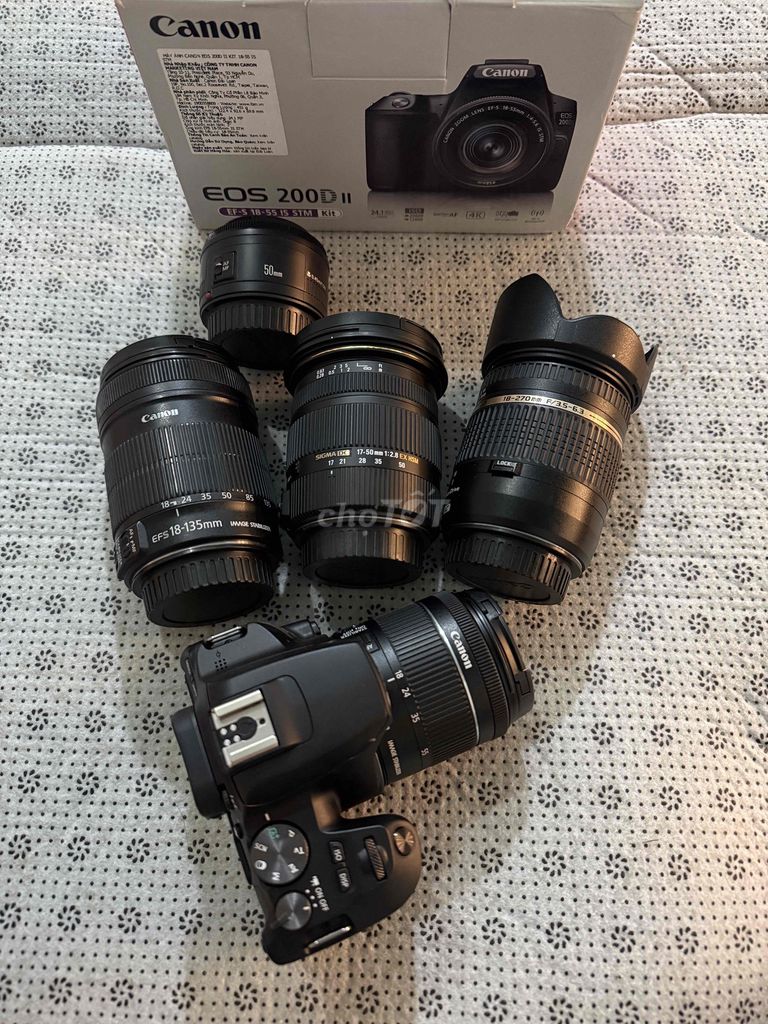 Máy ảnh Canon 200D Mark II Kit 18-55mm STM Đen. Mua bán Máy ảnh, Máy quay tại Quận Liên Chiểu Đà Nẵng được đăng bởi Tài Kt hình 1