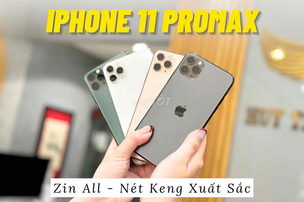 11 PROMAX - 2 Sim - 256GB - ZIN ALL - Như Mới 99%