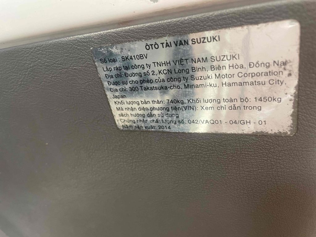 SUZUKI van 2016  siu cộp. Mua bán Xe tải, xe ben tại Quận 12 Tp Hồ Chí Minh được đăng bởi OTO kiều nghia  hình 5