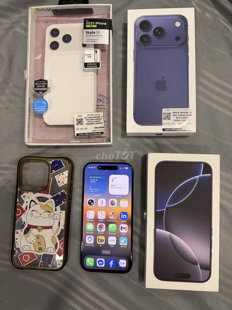 Apple iPhone 16 Pro 128GB Xám. Mua bán Điện thoại tại Quận Bình Thạnh Tp Hồ Chí Minh được đăng bởi Lý Long hình 1