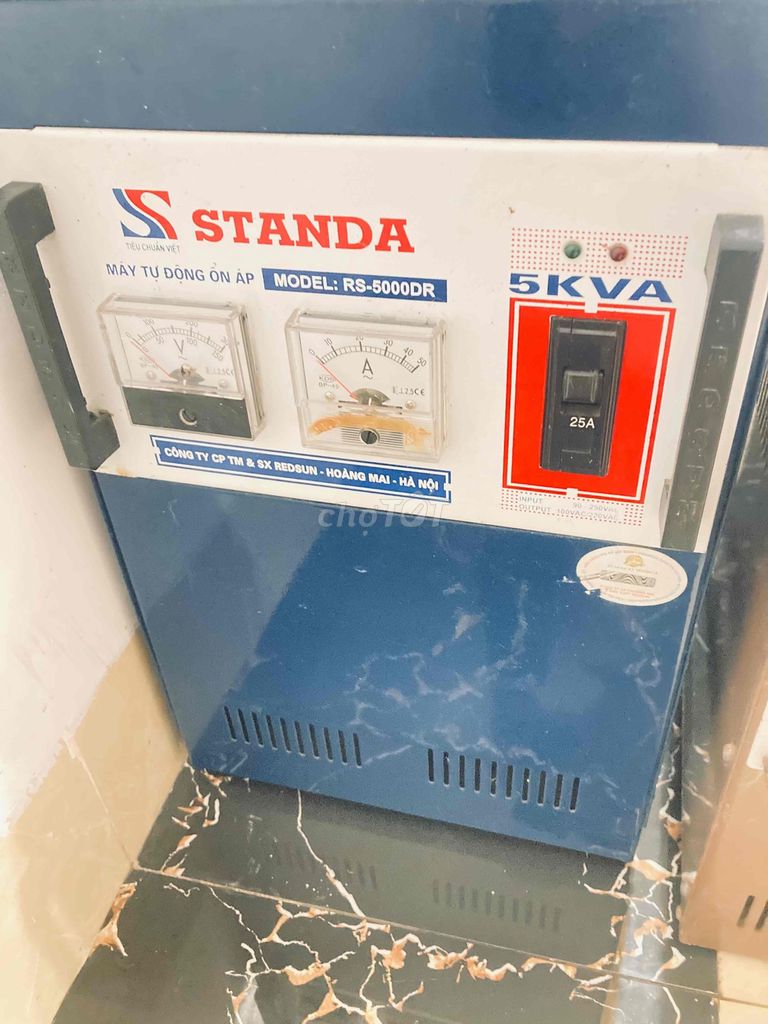 Ổn áp Standa RS-5000DR 5KVA Xanh Trắng. Mua bán Nội thất, đồ gia dụng khác tại Huyện Thuỷ Nguyên Hải Phòng được đăng bởi Bùi thạo hình 1