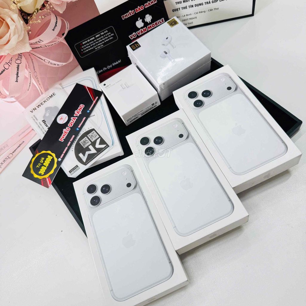 iPhone 17 Pro Max Trắng 256gb. Mua bán Điện thoại tại Quận Cái Răng Cần Thơ được đăng bởi Vũ Vân Mobile Cần Thơ hình 1