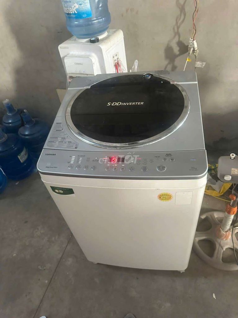 Máy giặt Toshiba 10KG lồng đứng. Mua bán Máy giặt tại Quận Cái Răng Cần Thơ được đăng bởi Chuyên Máy Lạnh Nội Địa hình 1