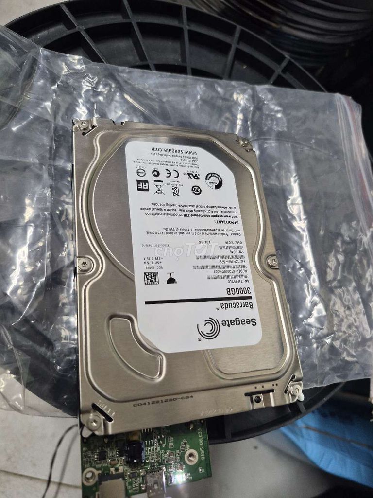 Ổ cứng HDD Seagate Barracuda ST3000DM001 Mới. Mua bán Linh kiện (RAM, Card...) tại Quận Bình Tân Tp Hồ Chí Minh được đăng bởi Hồ Viết Thành hình 1
