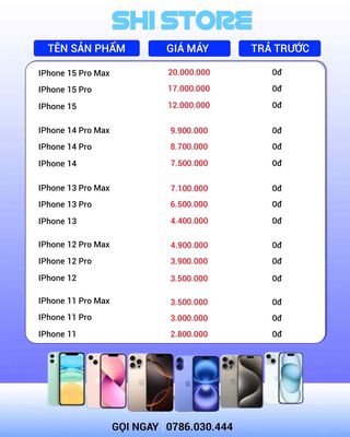 thanh lí iphone trả trước từ 0₫ bao đậu sinh viên