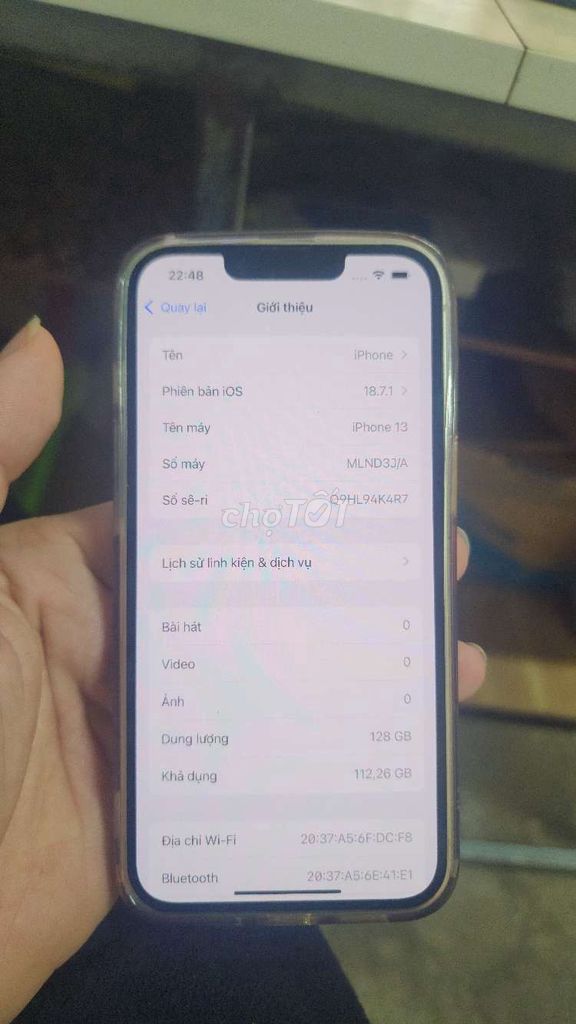Apple iPhone 13 128GB Trắng. Mua bán Điện thoại tại Huyện Hà Trung Thanh Hóa được đăng bởi Minh Vu hình 1