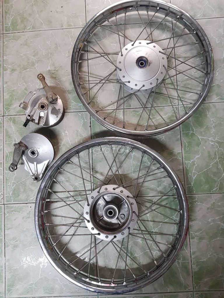 Cặp bánh căm wave A 110 vành trùng mã trước sau. Mua bán Phụ tùng xe tại Quận Ninh Kiều Cần Thơ được đăng bởi Le cong thanh hình 2