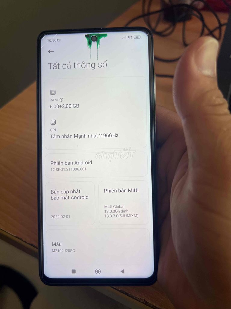 POCO X3 Pro 128GB Bạc. Mua bán Điện thoại tại Quận Bình Thạnh Tp Hồ Chí Minh được đăng bởi nguyen quoc duy hình 1