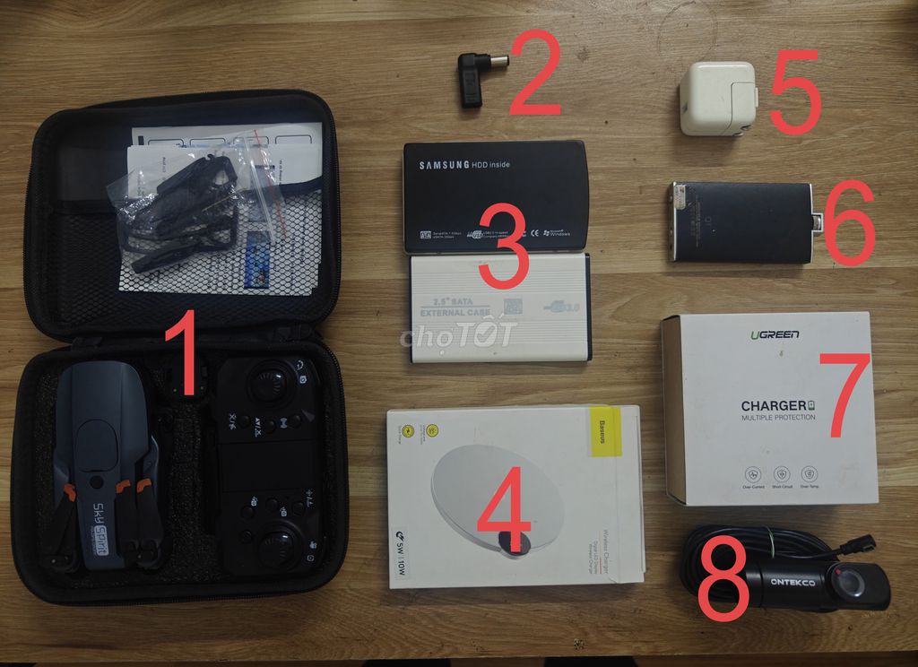 Dọn nhà: Sạc HP, DAC, HDD box, Cam hành trình. Mua bán Máy ảnh, Máy quay tại Quận Hà Đông Hà Nội được đăng bởi Khánh hình 1