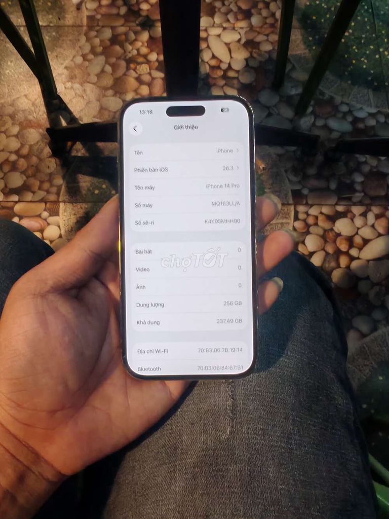 IPhone 14 Pro 256GB gold quốc tế zin all. Mua bán Điện thoại tại Quận Bình Tân Tp Hồ Chí Minh được đăng bởi V I N H hình 1