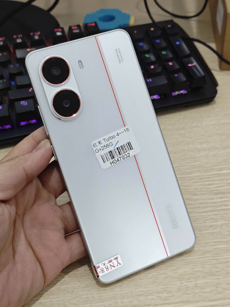 Xiaomi Redmi Turbo 4 16/256 Trắng sạc 90w có COD. Mua bán Điện thoại tại Quận Ba Đình Hà Nội được đăng bởi Android Top hình 1