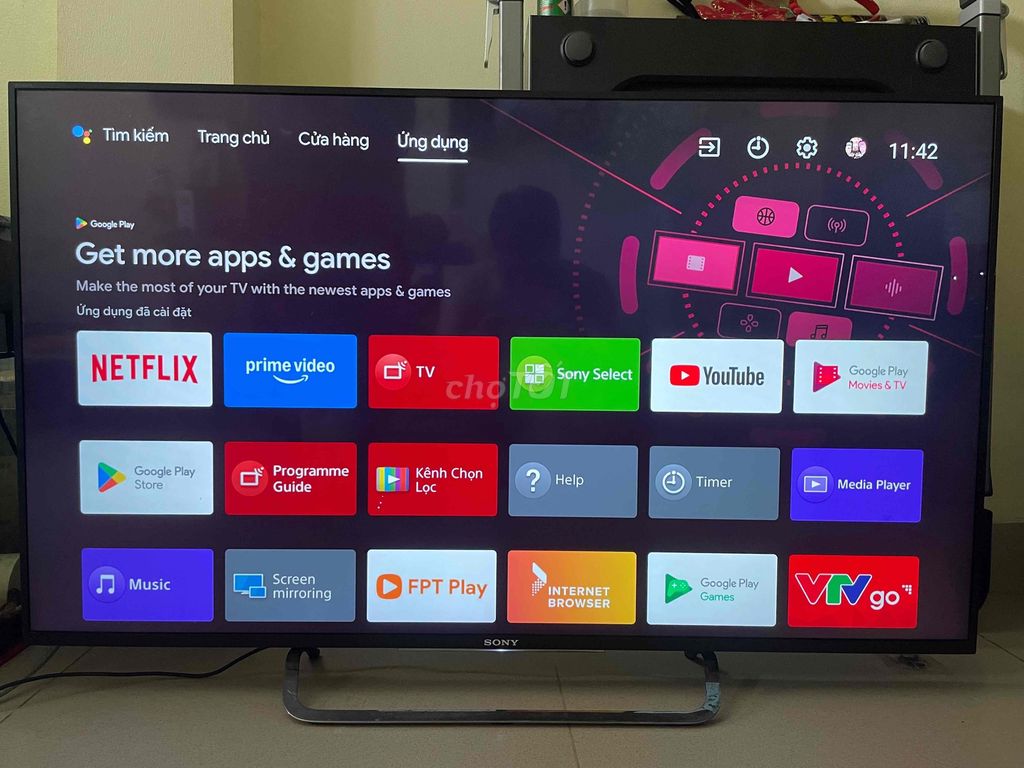 Tivi 49 inch Sony 4K Android nhà dùng cần pass