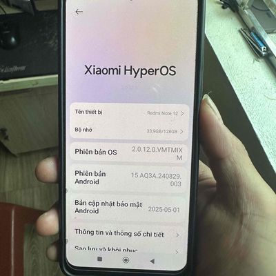 Cần Bán Điện Thoại Xiaomi RedMi Note 12 128G. Mua bán Điện thoại tại Huyện Hoài Đức Hà Nội được đăng bởi Nguyễn Viết Quỳnh