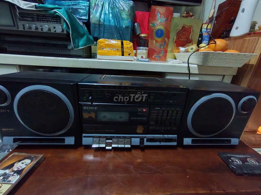 Máy cassette Sony CFS-1110S Đen. Mua bán Tivi, Âm thanh tại Quận 7 Tp Hồ Chí Minh được đăng bởi Lân Nguyễn hình 1