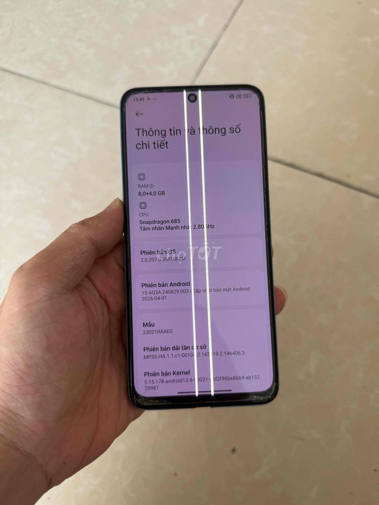 Bán Xác Redmi Note12 Ram8/128 hỏng hẳn màn. Mua bán Điện thoại tại Quận Hà Đông Hà Nội được đăng bởi Mạnh Mobile hình 1
