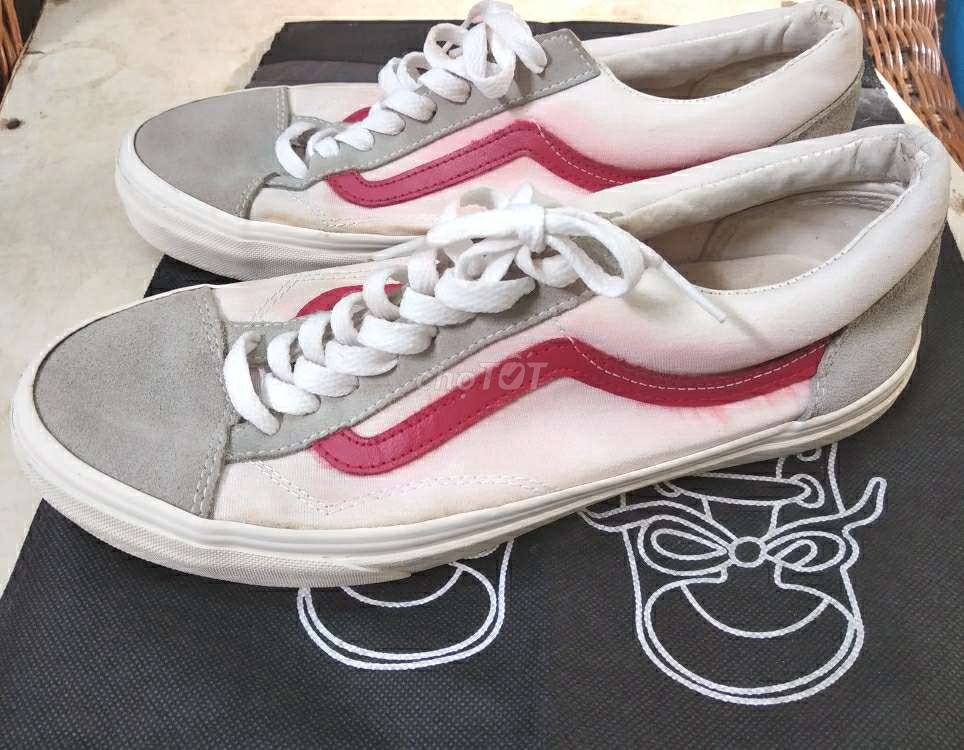 🇱🇷 Vans Old School Redline chính hãng,ship xa/GL