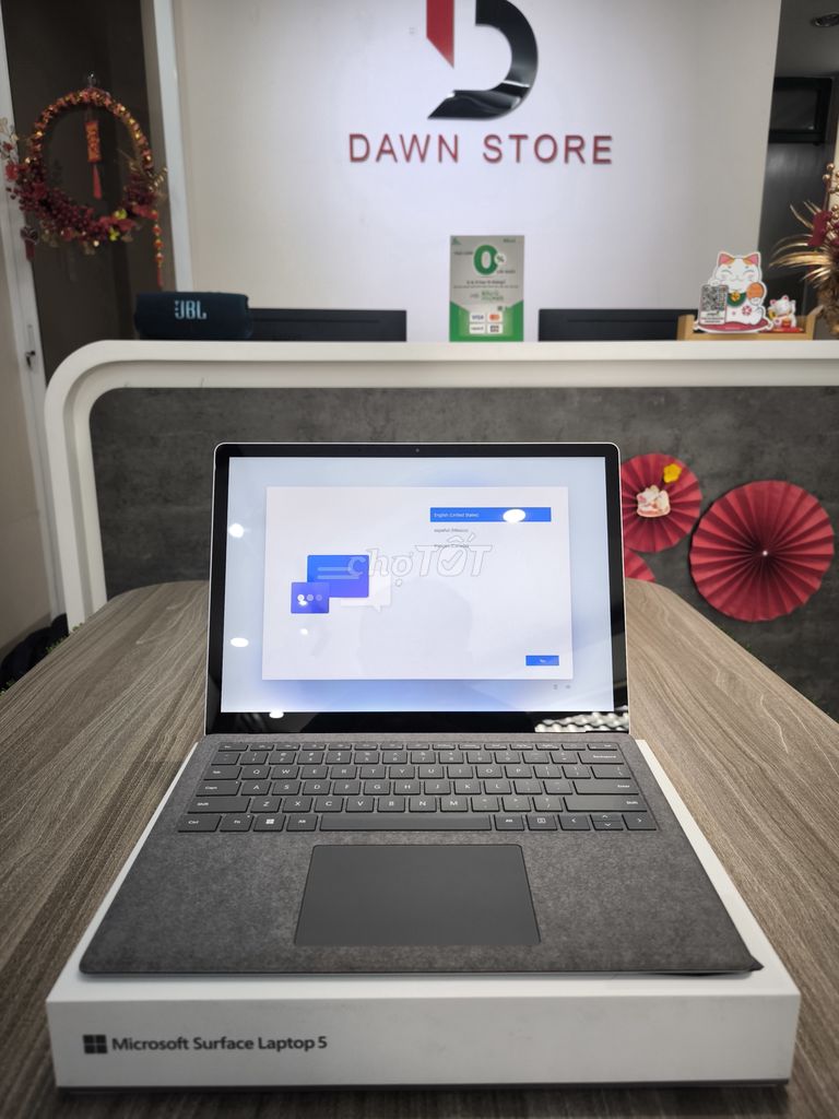 Surface Laptop 5 - new ref i5 8g 256 màu bạc