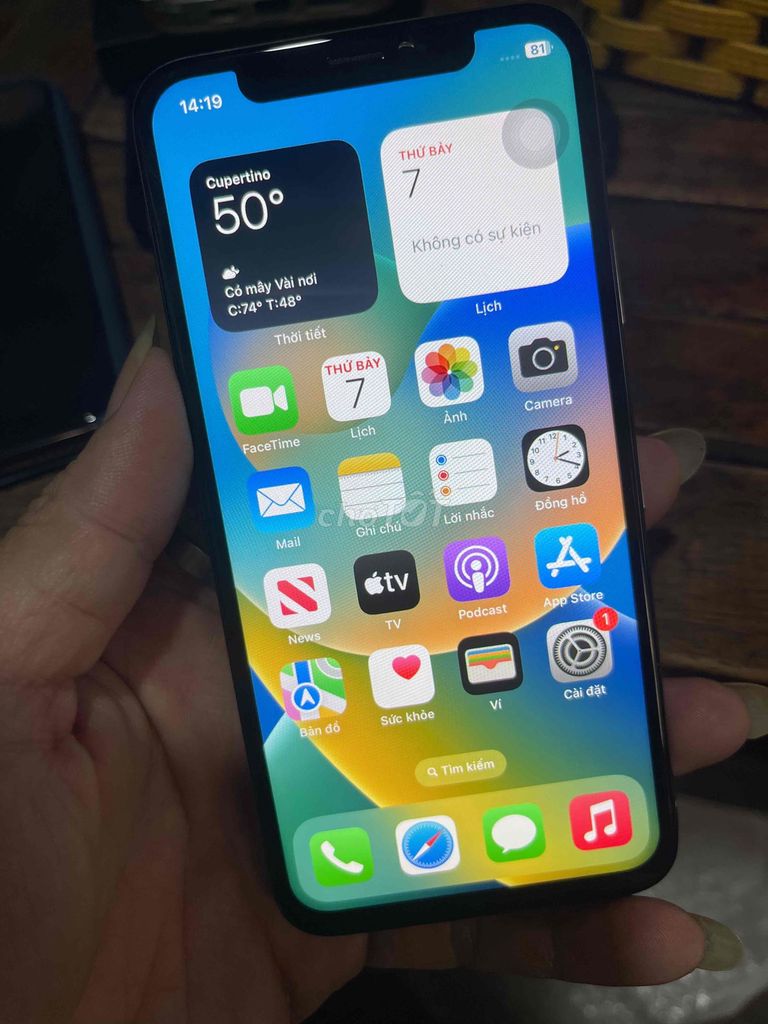 Apple iPhone X Trắng fix quốc té ko cần ghép. Mua bán Điện thoại tại Quận Thanh Xuân Hà Nội được đăng bởi Anh Đức hình 1