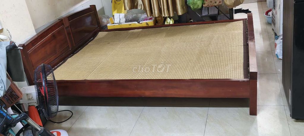 Giường Gỗ Xoan Nâu 1m6x2m. Mua bán Giường, chăn ga gối nệm tại Quận Tây Hồ Hà Nội được đăng bởi nguyen van chien hình 1