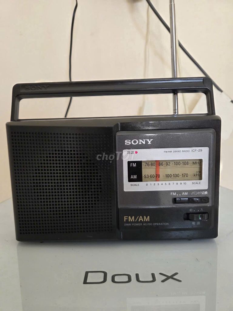 Đài radio Sony ICF-29 Đen FM/AM. Mua bán Tivi, Âm thanh tại Thành phố Bắc Ninh Bắc Ninh được đăng bởi Nguyễn Minh Hùng hình 1