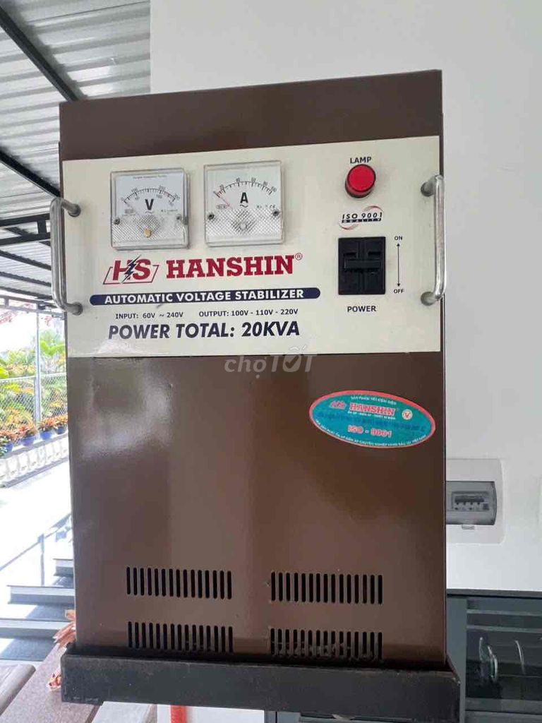 Ổn Áp HANSHIN 1 pha 20KVA (mới 92%). Mua bán Nội thất, đồ gia dụng khác tại Huyện Bàu Bàng Bình Dương được đăng bởi MiMi hình 1