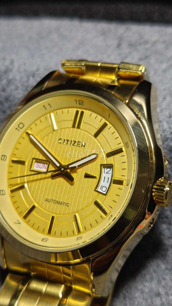Đồng hồ Citizen Nam Thép không gỉ Vàng. Mua bán Đồng hồ tại Thành phố Bà Rịa Bà Rịa - Vũng Tàu được đăng bởi VUAHÙNG hình 3