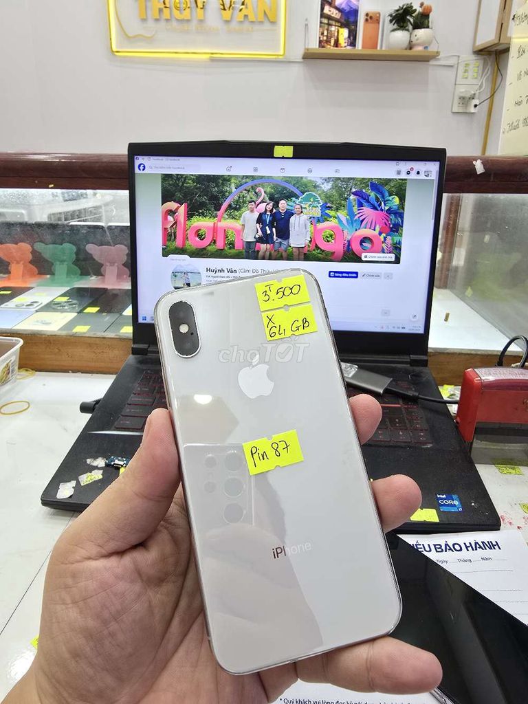 Apple iPhone X 64GB . Mua bán Điện thoại tại Thành phố Long Xuyên An Giang được đăng bởi Facebook Cầm Đồ Thúy Vân hình 1