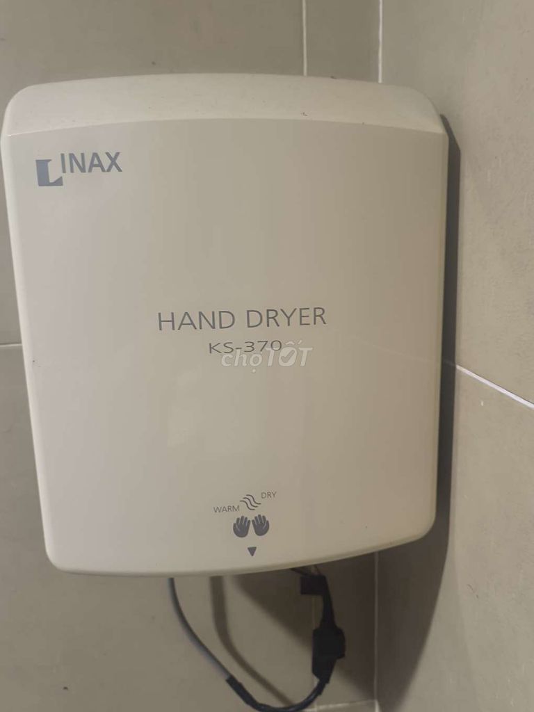 INAX KS-370 Máy sấy tay Trắng kem Tiết kiệm điện. Mua bán Thiết bị vệ sinh, nhà tắm tại Quận 10 Tp Hồ Chí Minh được đăng bởi Nguyễn nhân hình 1