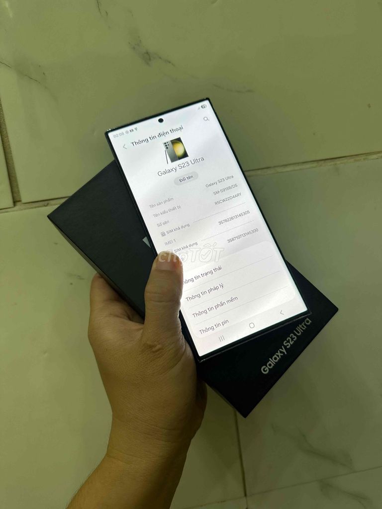 Samsung Galaxy S23 Ultra 512GB Xám. Mua bán Điện thoại tại Thành phố Sóc Trăng Sóc Trăng được đăng bởi dienthoaidao hình 1