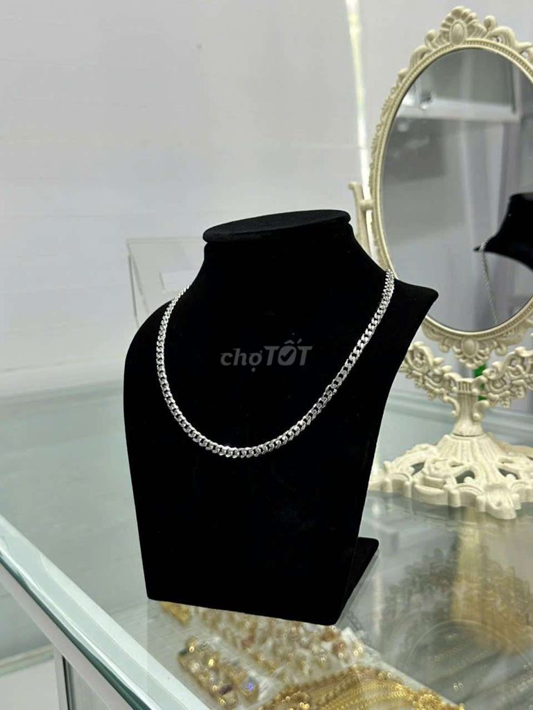 Dây chuyền trắng xi kim cao cấp. Mua bán Phụ kiện thời trang khác tại Thành phố Hà Tiên Kiên Giang được đăng bởi PHỤ KIỆN TRANG SỨC HQ hình 1