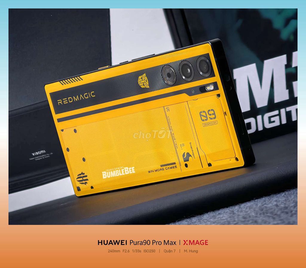 Red Magic 9 Pro+ Bumble Bee 16GB/512GB 98% có gl. Mua bán Điện thoại tại Quận 7 Tp Hồ Chí Minh được đăng bởi TMH hình 1